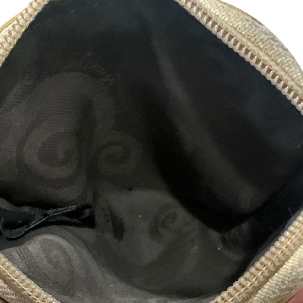 Brighton Heart Cutout Coin Purse in a metallic gold or bronze finish. - Picture 5 of 5